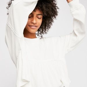 Free People Leilani Thermal white small